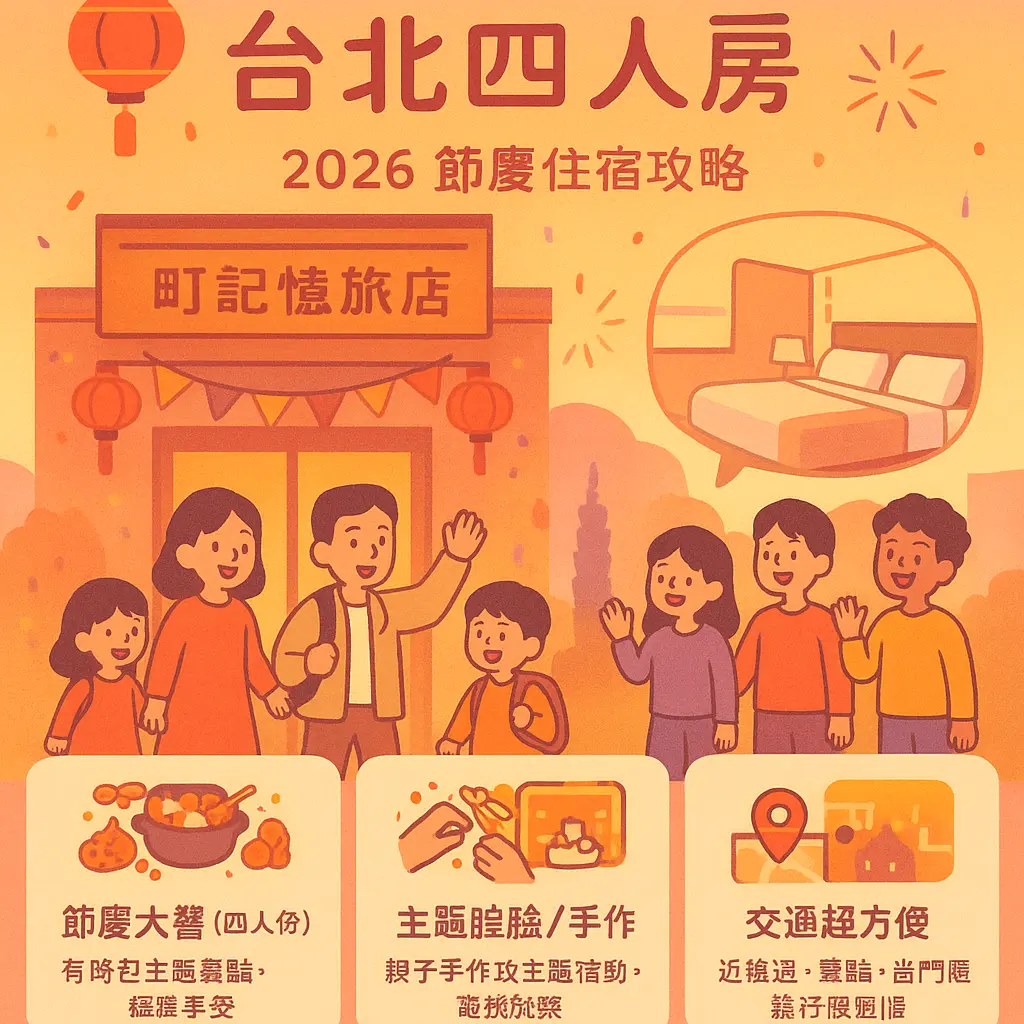 台北四人房 - 町記憶旅店