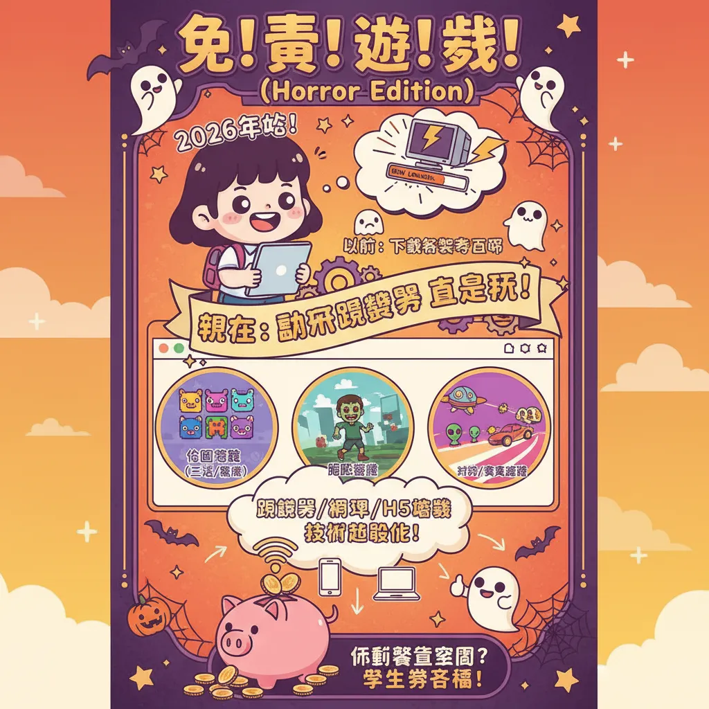 無需下載的免費遊戲：從休閒遊戲到動作遊戲的流暢體驗