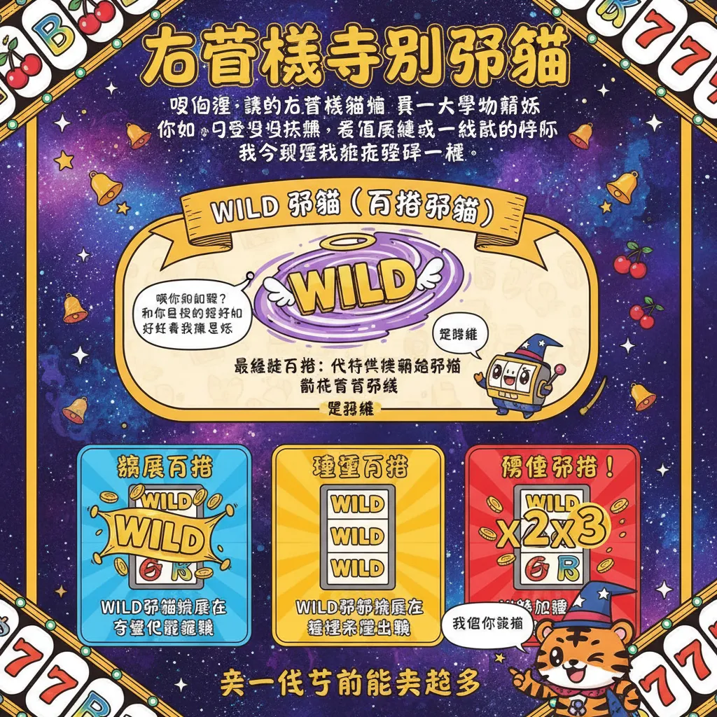 解密老虎機特別符號：從WILD符號到遊戲機制的獲利關鍵