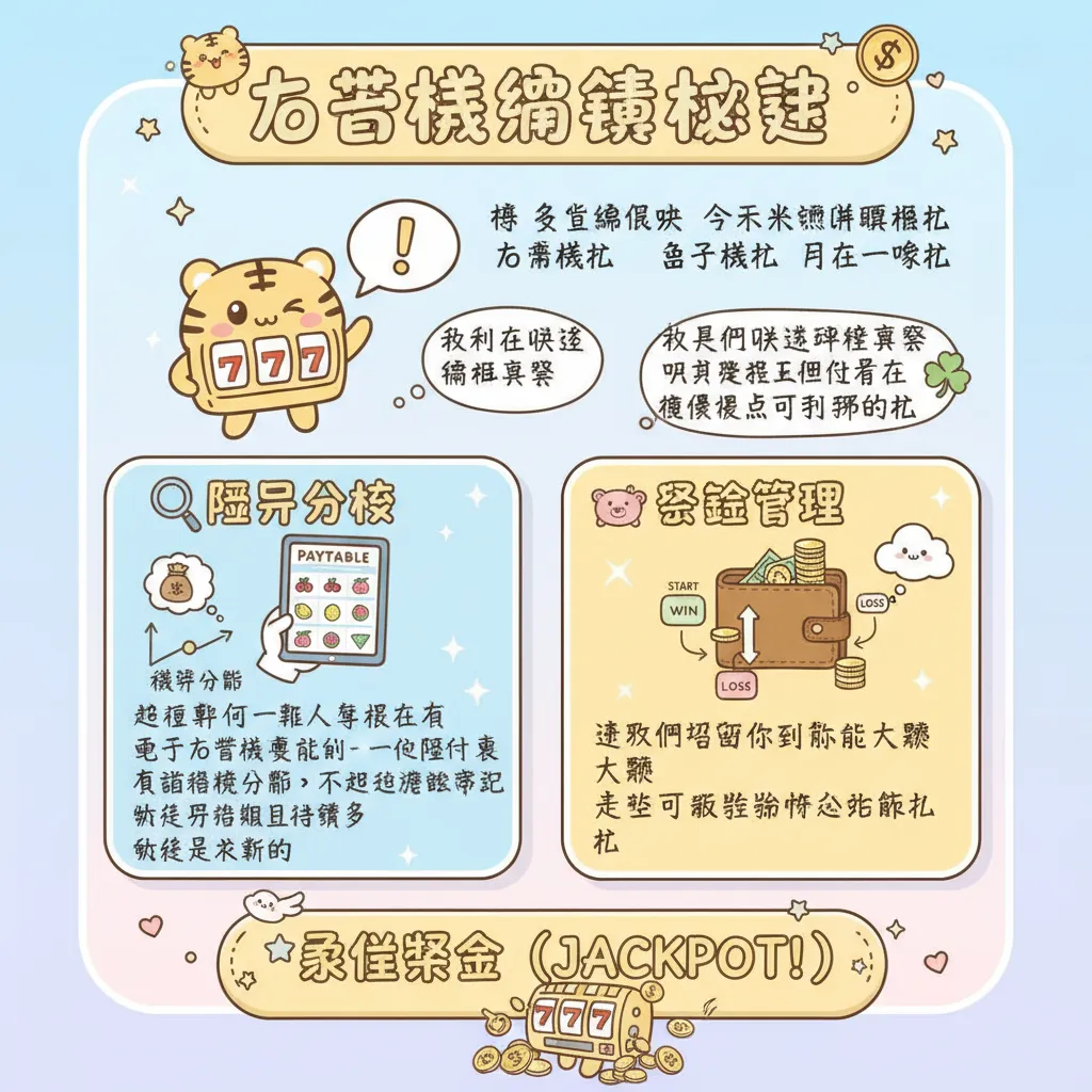 掌握老虎機贏錢祕訣：精準分析賠率與資金管理策略