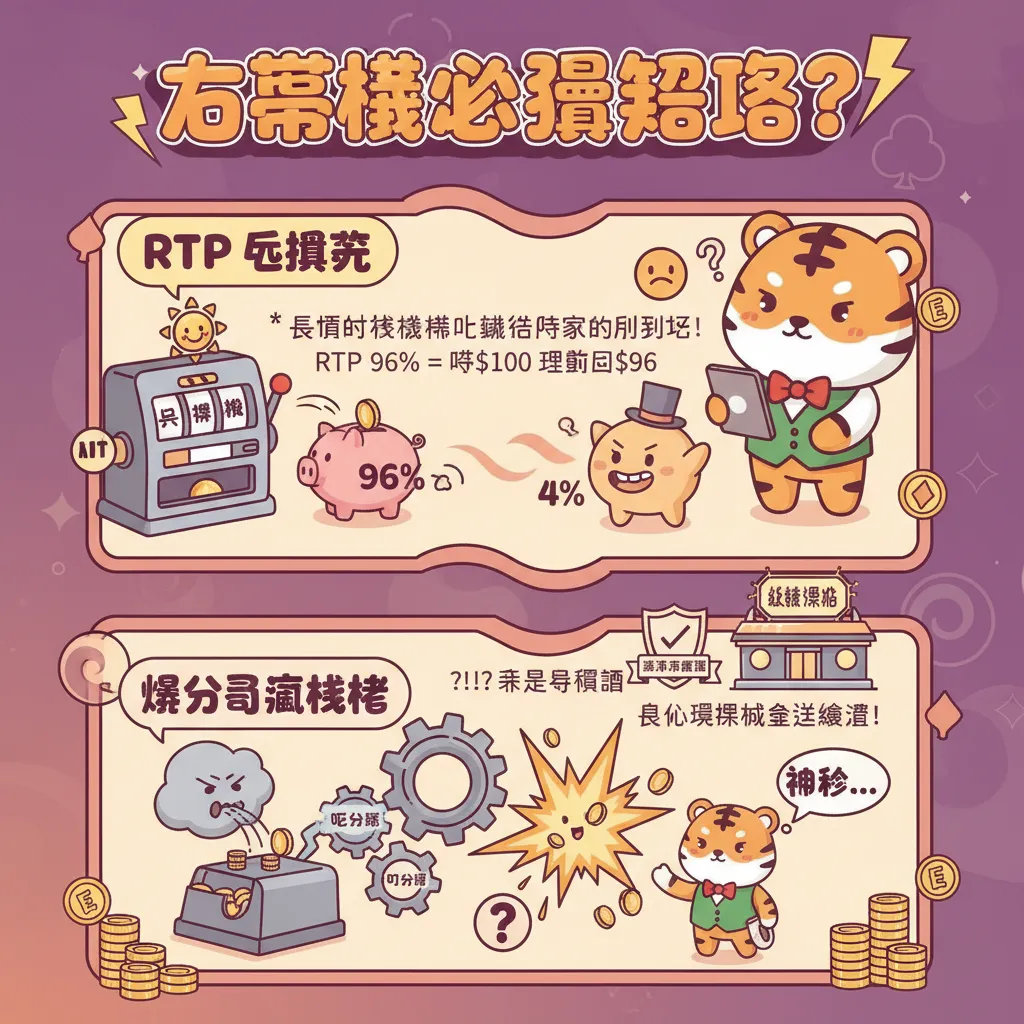 掌握老虎機必贏攻略：解析RTP返還率與爆分週期機制