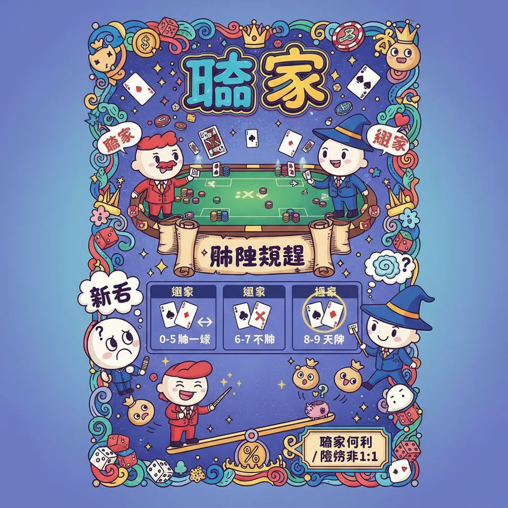 掌握百家樂補牌規則與莊閒下注策略