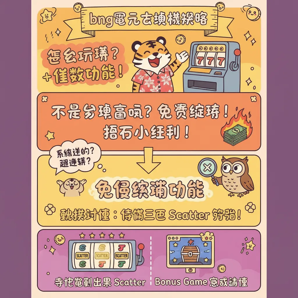 掌握bng電子老虎機攻略：利用免費旋轉與倍數功能提升勝率
