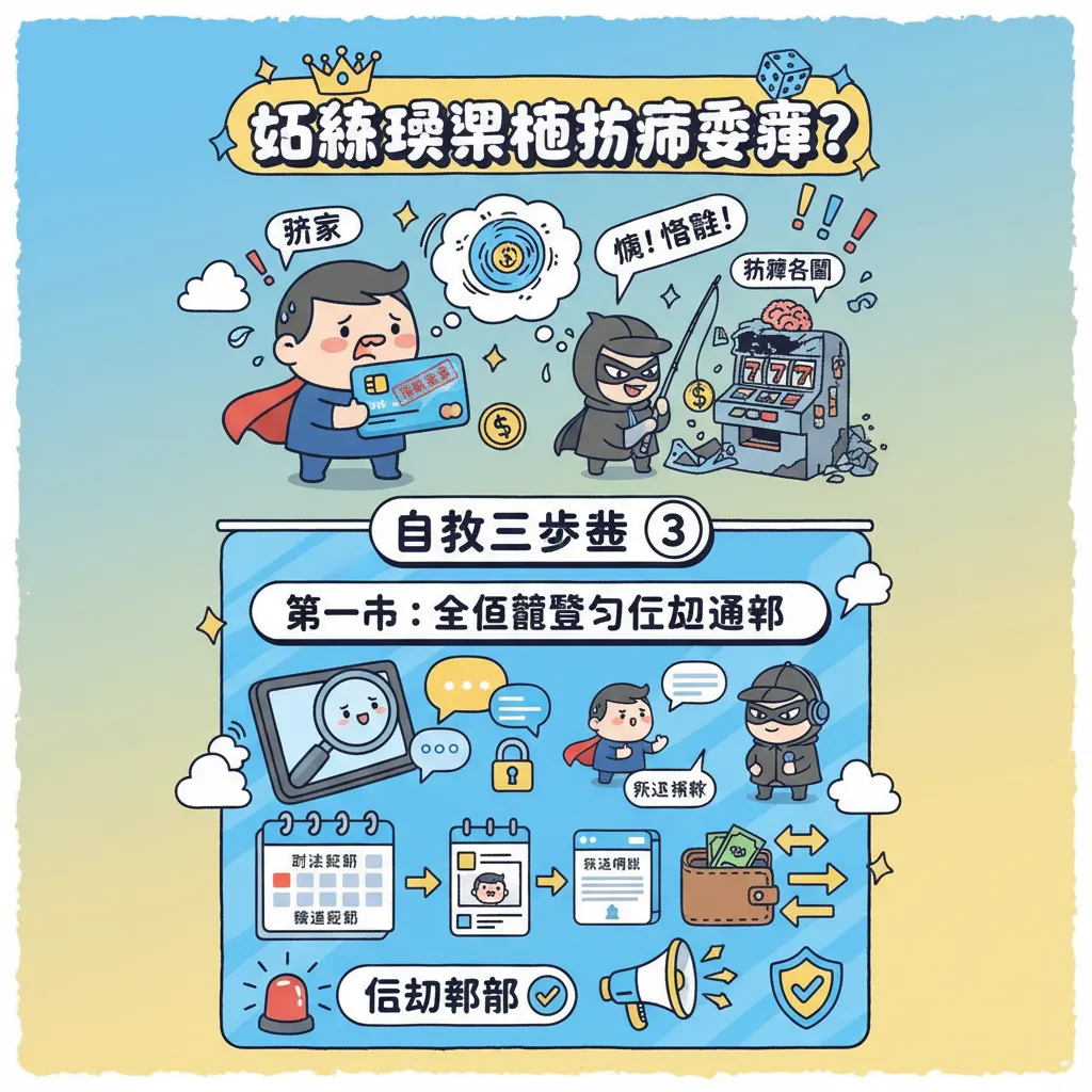 被騙後自救三步驟