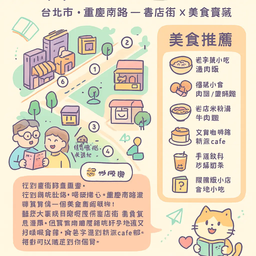 台北市重慶南路 - 本町通